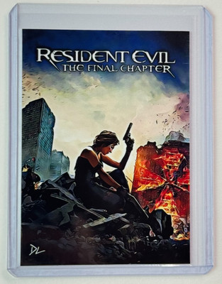 Resident Evil Limited Edition Artist Signed The Final Chapter Trading Card 2/10
