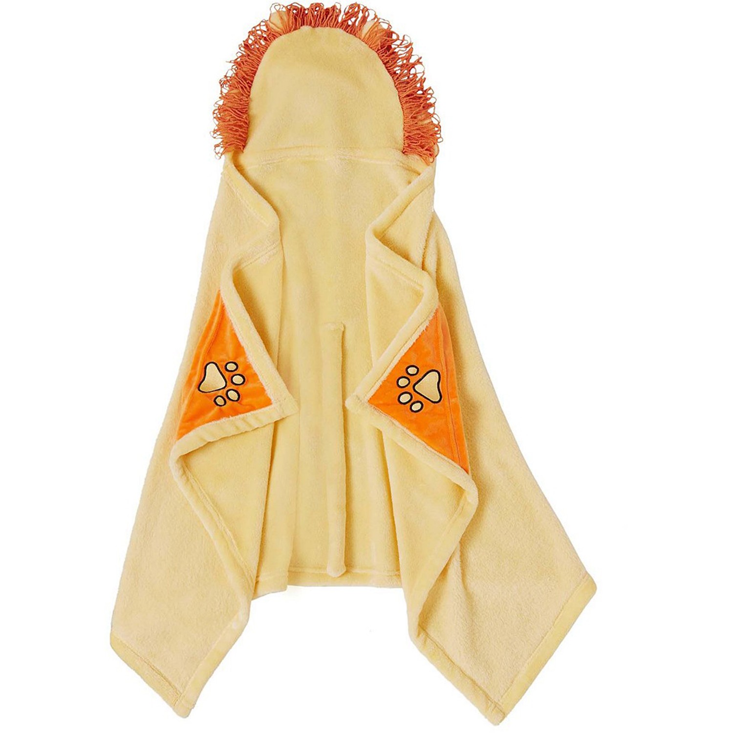 Urban Dreams Toddler Newborn Baby Boy Hooded Golden Lion Bath Towel 50x25 Inches