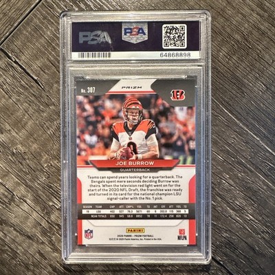 2020 Panini Prizm - Rookie Joe Burrow #307 Lazer Prizm (RC