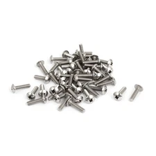 M4x16mm Stainless Steel Truss Phillips Head Machine Screws 50pcs