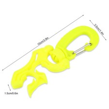 1Pc Outdoor Scuba Diving Double BCD Low Pressure Hose Clip Holder Excellent