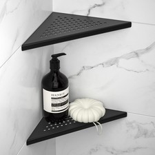 Corner Shower Shelf, 304 Stainl Steel Grout in Shees for Bathroom,