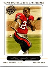 2005 Topps Cadillac Williams #438 Rookie Card Tampa Bay Buccaneers. rookie card picture