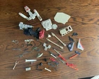 Vintage Action Figures Toys Parts Lot Missiles Guns 1980’s