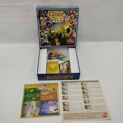 OddVille Board Game What's Your Game? Carlo Lavezzi Strategy Complete 