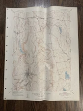 FOREST CITY PA - US GEOLOGICAL Survey Map 1949 -22x27- Carbondale Honesdale