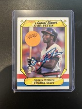 1987 FLEER Baseball #29 Gary Pettis Signed Autograph (No COA) VG+