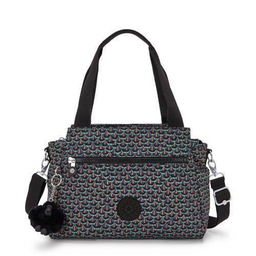 Borsa a tracolla Kipling ELYSIA borsa a mano tracolla GEO FEATHER FW2025 PREZZO AL PUBBLICO £ 98