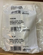 12 x Davines LOVE LOVELY CURL ENHANCING shampoo WAVY  CURLY HAIR 12ml