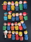 Lot of 24 Vintage Fisher Price Little People-Wood & Plastic