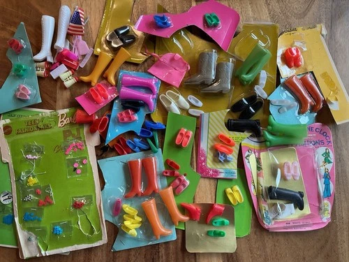New ListingShoes that fit Barbie Doll, Vintage Barbie, Lot of 40 Pairs
