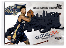 2025-26 Topps Clutch City Prospects Jeremiah Fears #CC-7 Rookie Card RC Pelicans
