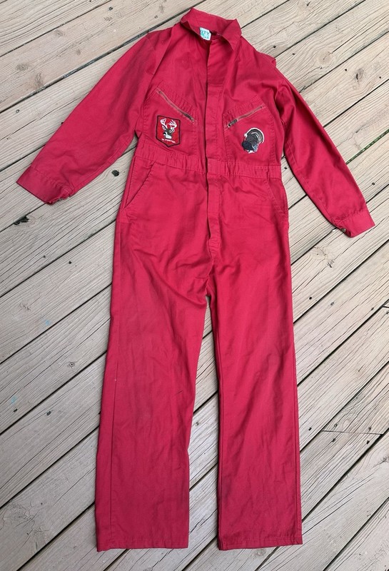 Red Vintage Liberty Jumpsuit