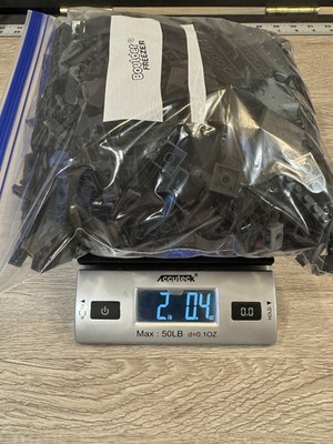 2lbs .4 oz  Lego Random Black Parts Pieces Plates Blocks lot