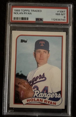 1989 Topps Traded Nolan Ryan #106 PSA 8