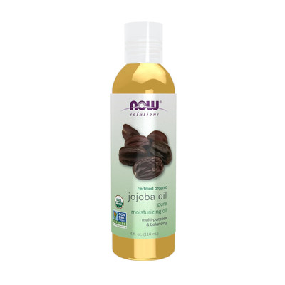 Now Solutions, Organic Jojoba Oil, Moisturizing Multi-Purpose Oil for Face, Hai