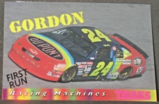 Jeff Gordon 1995 Traks Racing Machines First Run #RM7 Parallel Insert