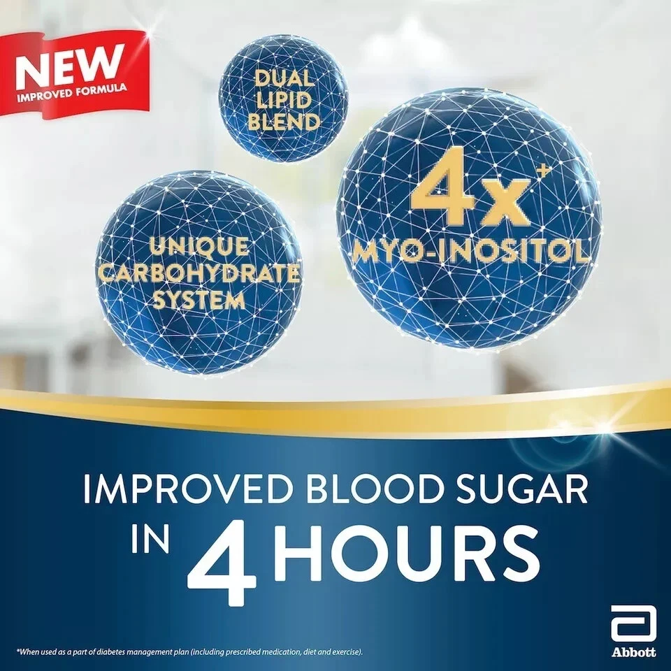 2x GLUCERNA Triple Cuidado Diabético Leche en Polvo Vainilla 800g ENVÍO GRATUITO Foto 2 de 4