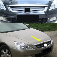 For Honda Accord 7th 2003-2007 Chrome Front Engine Hood Grille Strip Decor CovHo