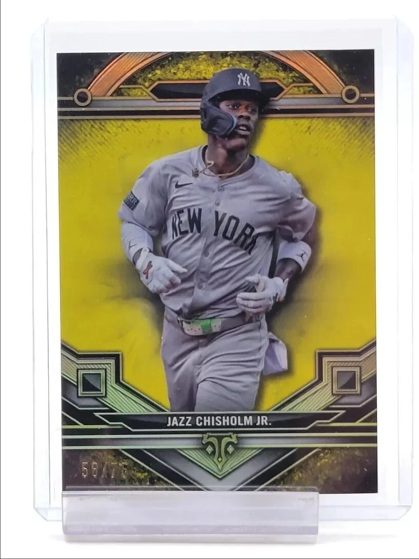 2024 Topps Triple Threads - New York Yankees -Jazz Chisholm #28 Citrine /75 🔥