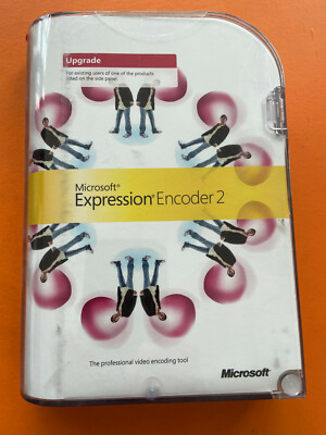 Microsoft Expression Encoder 2 Upgrade For Windows Retail NEW