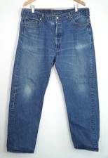 Vintage LEVI'S 501xx Blue Denim Jeans 42X34 (38X30 Actual) Made in USA