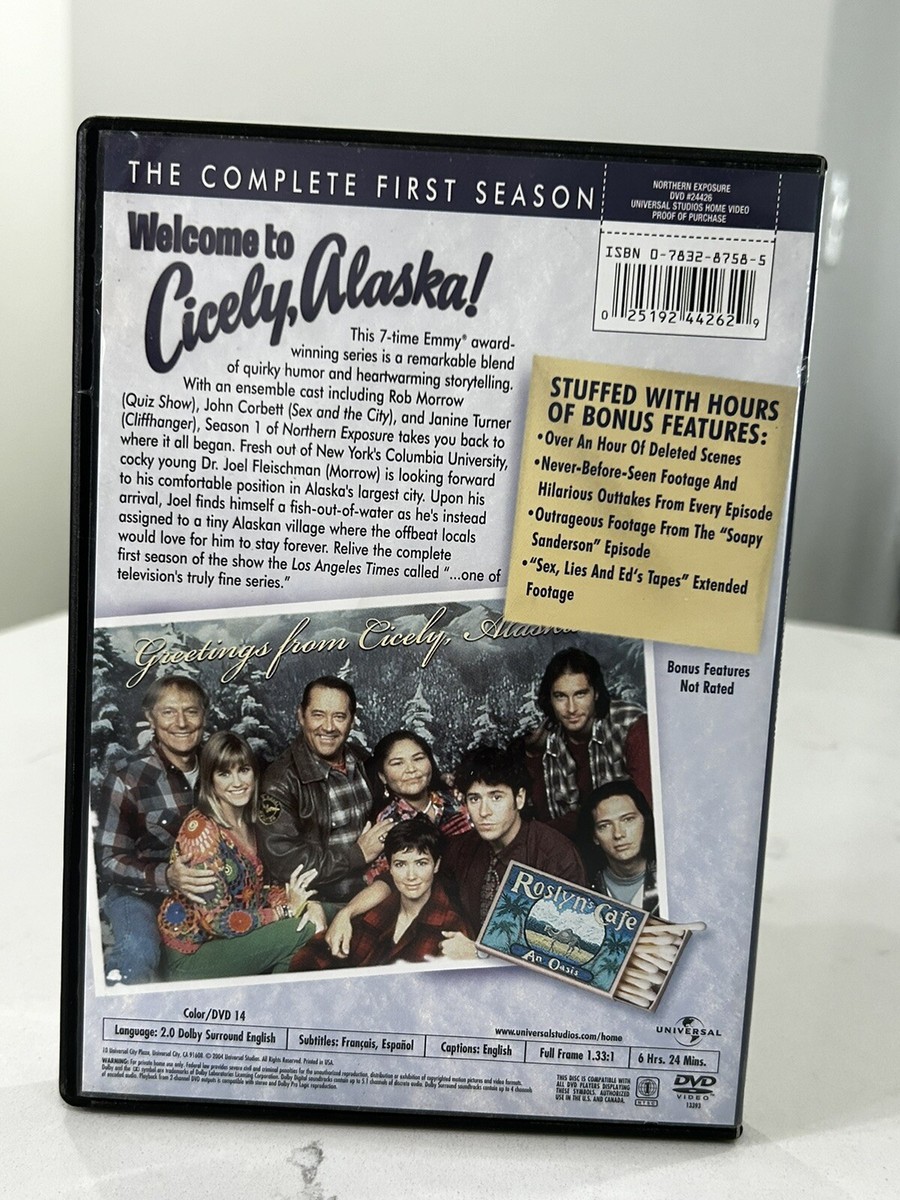 Northern Exposure Season One DVD Cicely Alaska Comedy Drama TV