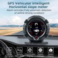 Car GPS Slope Meter Digital Head Up Display Inclinometer Speedometer Off-road