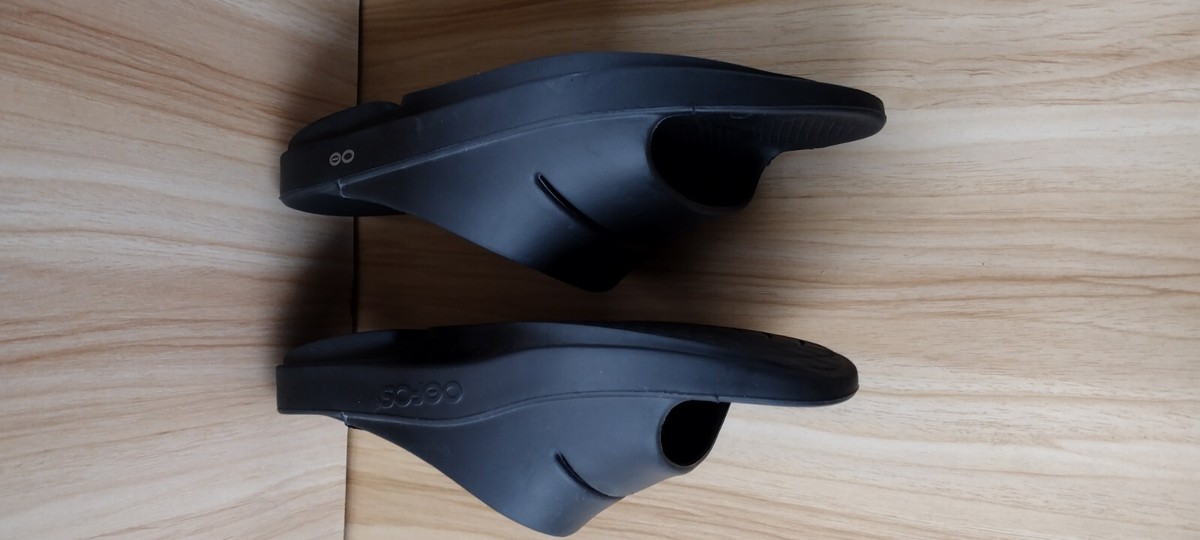 OOFOS OOahh Slide Sandal Size M12/W14/EURO 45 Black OOFOS OOahh Sport Flex Women main image 2