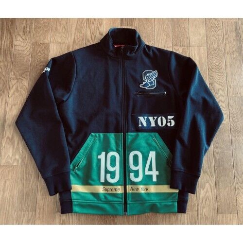 OLD Supreme Stadium Track Jacket Black for Men Size M 2005 OLD Supreme Stadium Track Jacket Black for Men Size M 2005