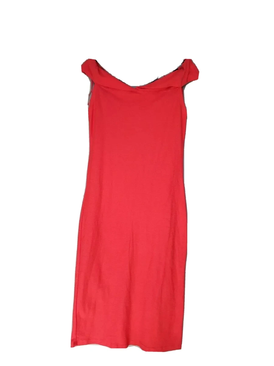 Zara top coral dress