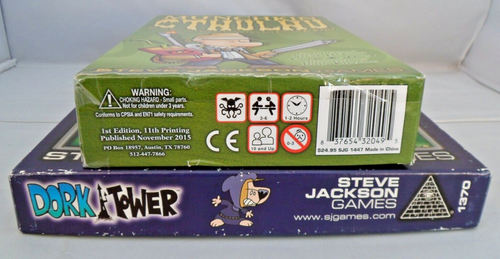 Dork Tower (Unused) + Munchkin Cthulhu (Board / Card Games x2 English, Complete) - Picture 3 of 24