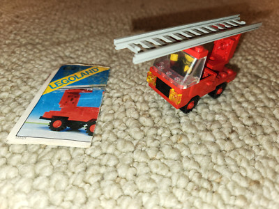 Vintage LEGO LEGOLAND Classic Town Set 6621 Fire Truck W/ Instructions 1984