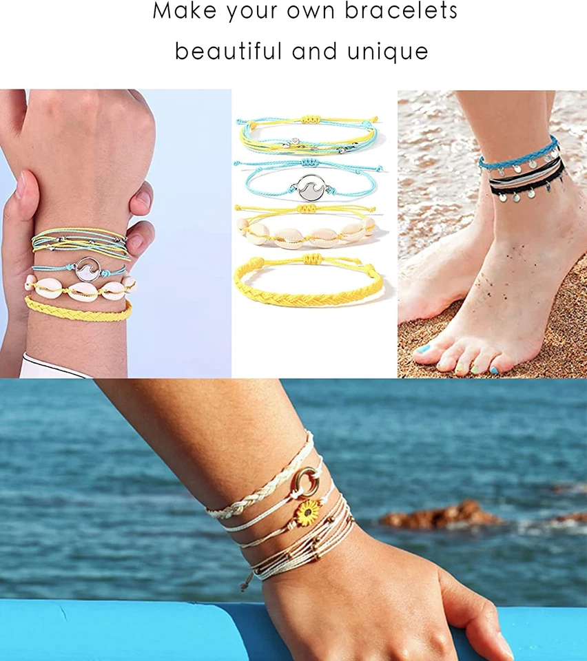 400M 40 Colors 1Mm Waxed Polyester Cord Bracelet Cord Wax Coated String for Brac - Image 4 of 4