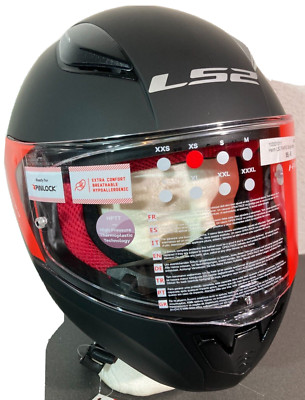 Integralhelm Motorradhelm LS2 Rapid Single Mono GR XS