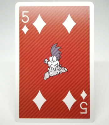 Larry Koopa 5 Mario Dia SUPER Mario retro art playing CARD Game