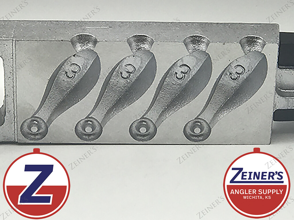 1107 New Do It Bank Sinker Mold Production Style Cavities of