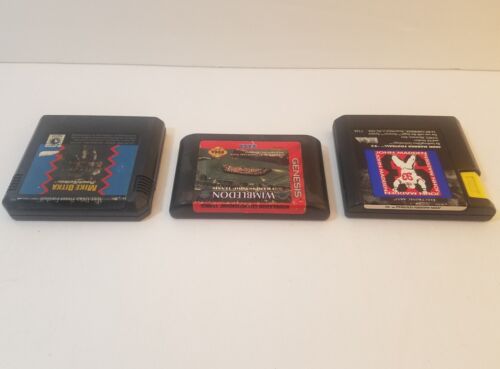 Lotto 3 giochi sportivi vintage Sega Genesis Mike Ditka John Madden 93 Wimbledon - Foto 2 di 3