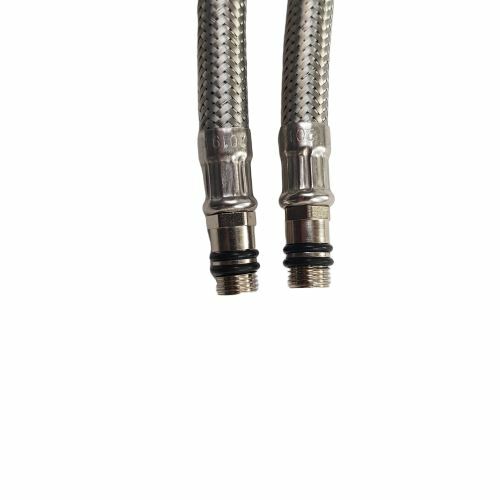 Flexi Hose Pipe Tail Pair 10mm x 1/2" 500mm Basin Monobloc Mixer Tap