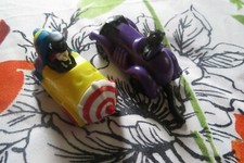 2 1991 vintage MCdonalds cat women and joker Toy Cars