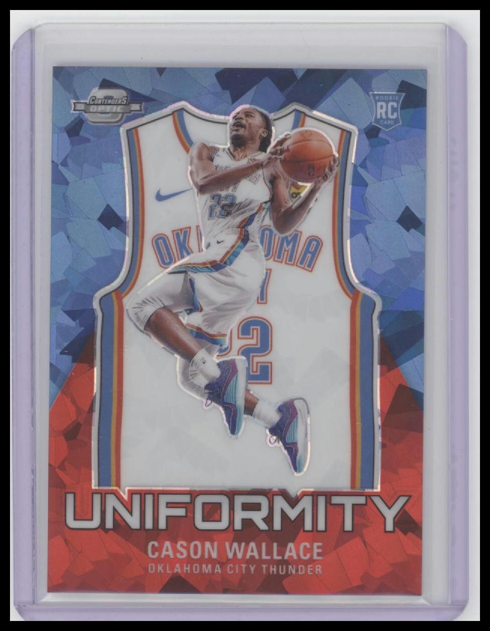 2023 panini contenders Optic Cason Wallace Uniformity /175 #6