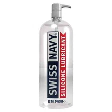 SWISS NAVY SILICONE Based Lubricant Personal - 32oz Pump - BRAND NEW