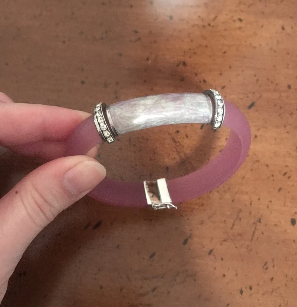 Rubber and pearl bracelet deals