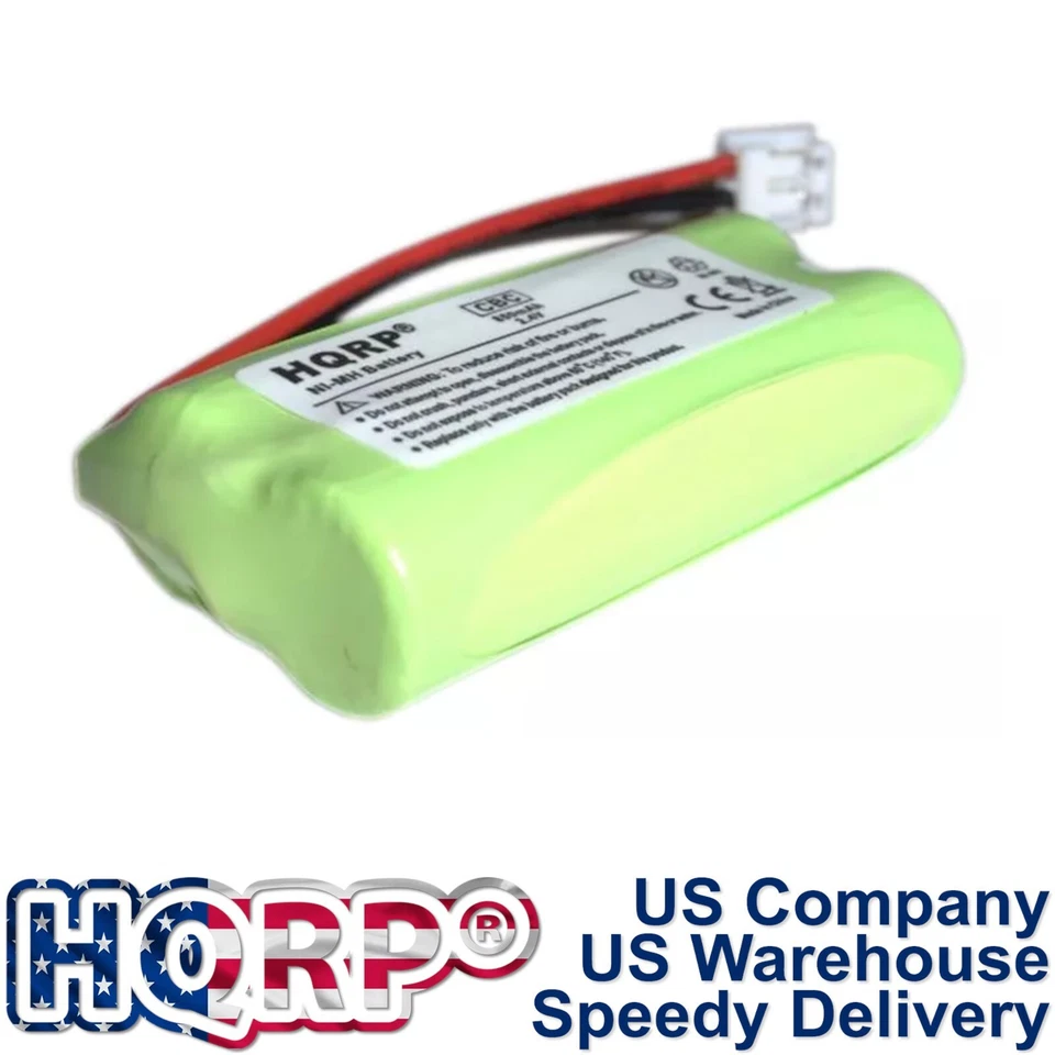 HQRP 2 baterías para AT&T BT8001, BT8300, BT184342, BT284342, 3101 / 3111 Foto 3 de 4