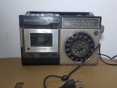 Vintage National Panasonic 543 Radio Tape Recorder, Made In Japan