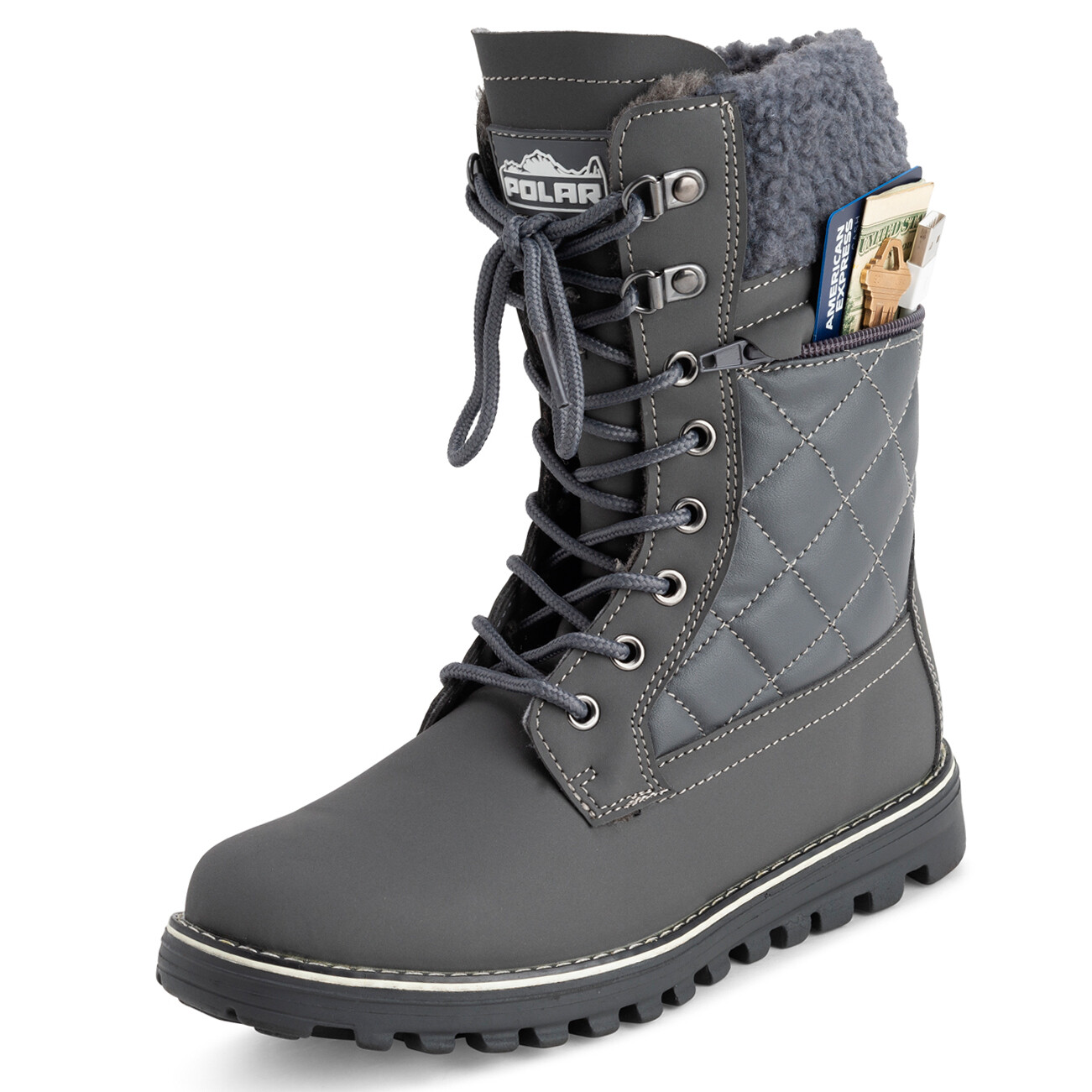 memory foam snow boots