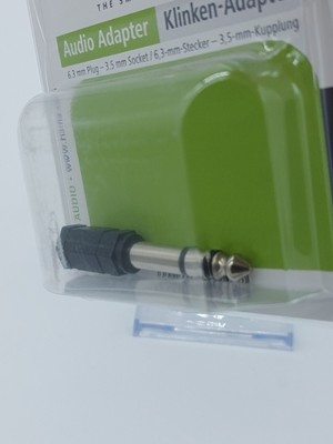 Hama 122386 Adapt.klinkst6 3/klink3 5 Farbe schwarz online kaufen 