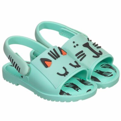 Mini Melissa Mädchen-Sandale Mini Mia + Fabula II – Aus Recyceltem Kunststoff, Flexibel & Bequem
