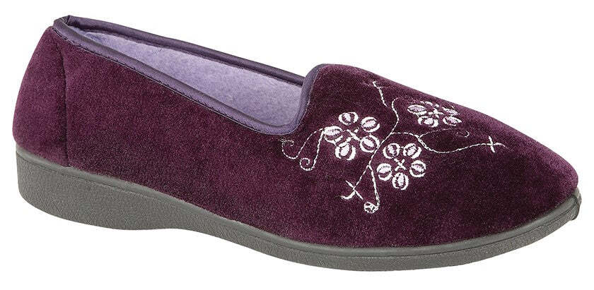 SAOLA Pantofola donna ZEDZZZ Ricamata Tab Tessuto Coperto Suola in PVC Iniettato