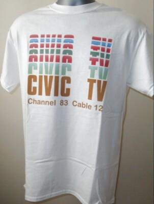 Videodrome Civic TV T Shirt Cult 80s Sci Fi Horror Film Scanners